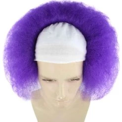 HPO Half Bald Head Men Curly Wig 61 HPO Half Bald Head Men Curly Wig