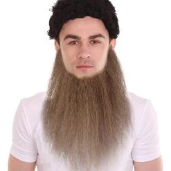 HPO Men's Long Beard Set | Dark Brown Cosplay Facial Hair