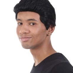 HPO Comic Superhero Men's Wig | Black Wigs | Premium Breathable Capless Cap