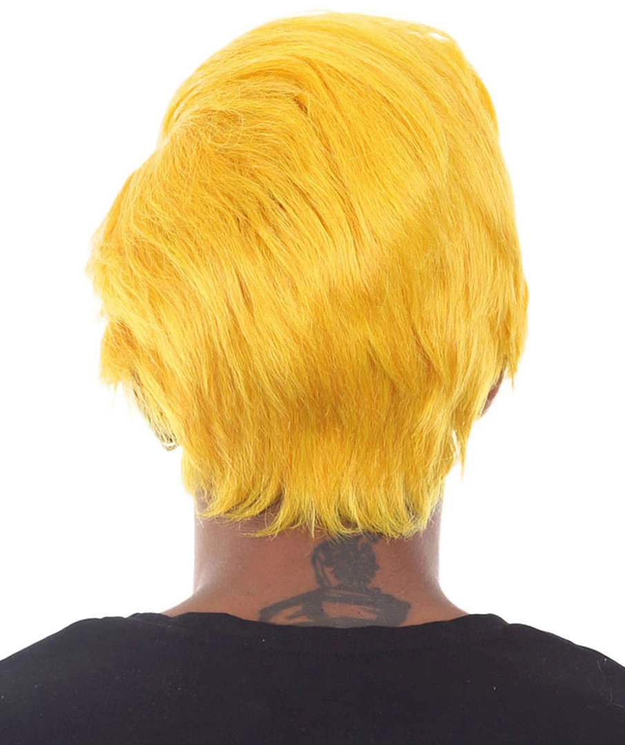 HPO Men's Dolls Movies Character Wig | Yellow Wigs | Premium Breathable Capless Cap 4 HPO Men's Dolls Movies Character Wig | Yellow Wigs | Premium Breathable Capless Cap