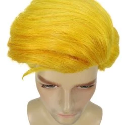 HPO Men's Dolls Movies Character Wig | Yellow Wigs | Premium Breathable Capless Cap 15 HPO Men's Dolls Movies Character Wig | Yellow Wigs | Premium Breathable Capless Cap