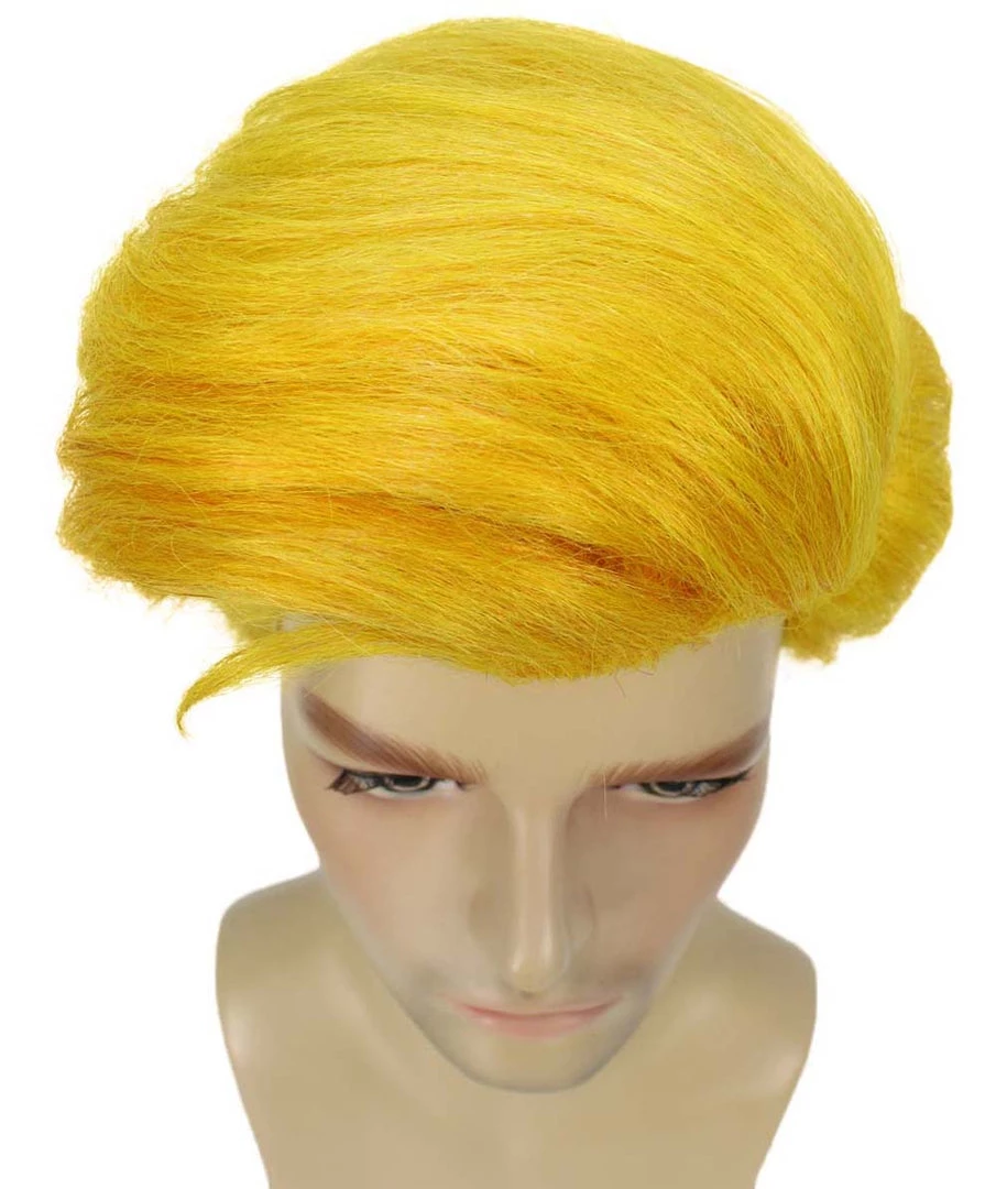 HPO Men's Dolls Movies Character Wig | Yellow Wigs | Premium Breathable Capless Cap 7 HPO Men's Dolls Movies Character Wig | Yellow Wigs | Premium Breathable Capless Cap