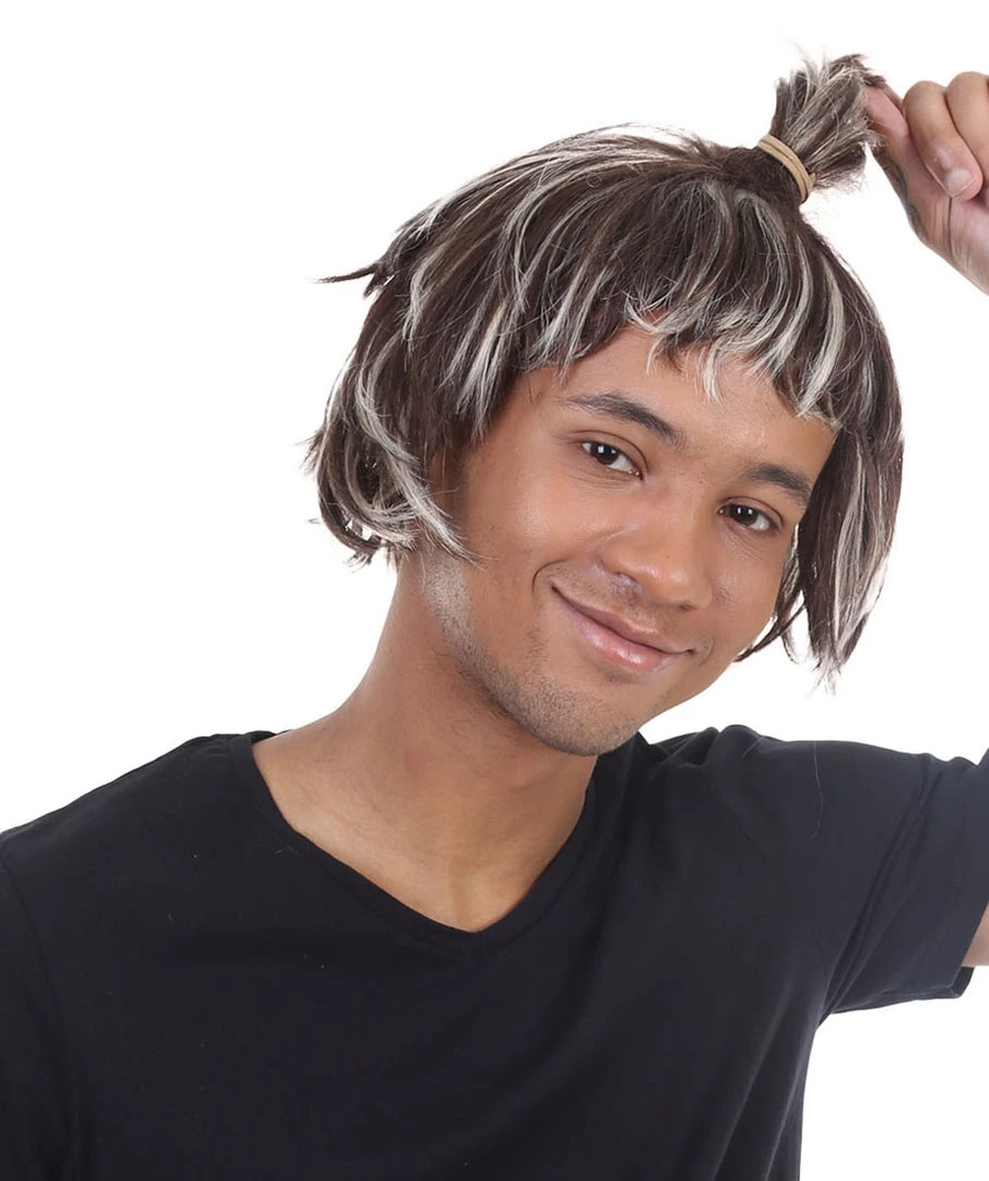 HPO Men's Comic Wig | Blonde And Chestnut Wigs | Premium Breathable Capless Cap 7 HPO Men's Comic Wig | Blonde And Chestnut Wigs | Premium Breathable Capless Cap