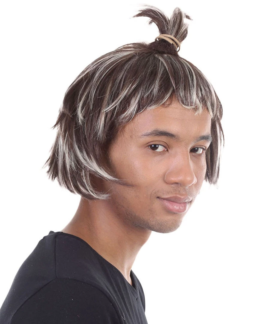 HPO Men's Comic Wig | Blonde And Chestnut Wigs | Premium Breathable Capless Cap 6 HPO Men's Comic Wig | Blonde And Chestnut Wigs | Premium Breathable Capless Cap