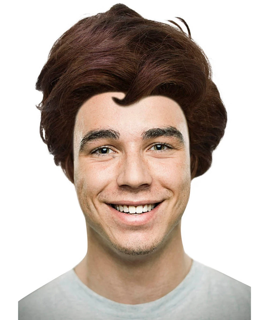 HPO Men's Spies Wig | Brown Wigs | Premium Breathable Capless Cap 1 HPO Men's Spies Wig | Brown Wigs | Premium Breathable Capless Cap