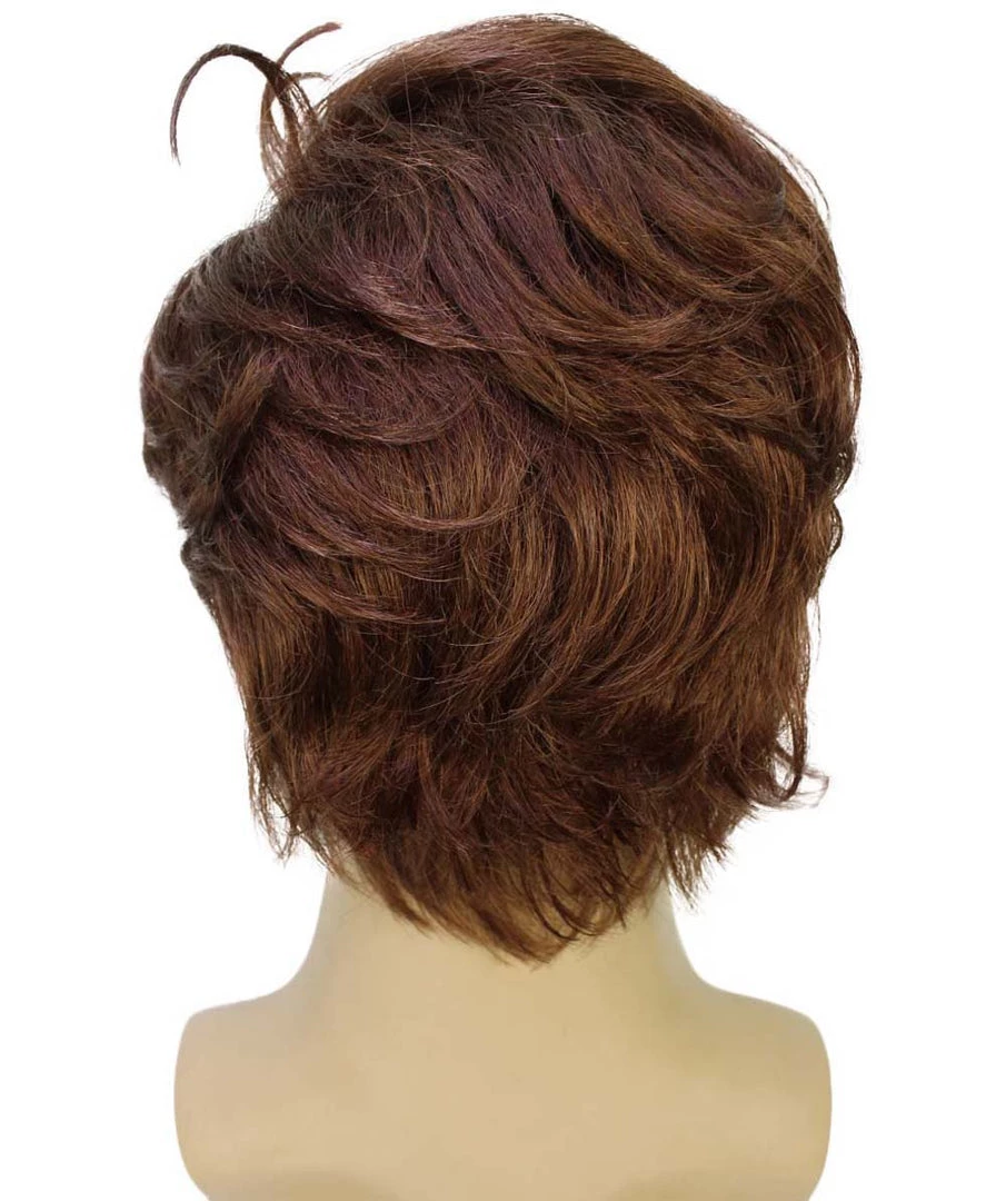 HPO Men's Spies Wig | Brown Wigs | Premium Breathable Capless Cap 4 HPO Men's Spies Wig | Brown Wigs | Premium Breathable Capless Cap