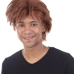 HPO Men's Trainer Wig | Brown Wigs | Premium Breathable Capless Cap