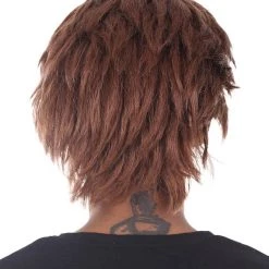 HPO Men's Trainer Wig | Brown Wigs | Premium Breathable Capless Cap