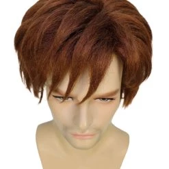 HPO Men's Trainer Wig | Brown Wigs | Premium Breathable Capless Cap