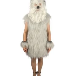 HPO Unisex Women's Hairy Warrior Ape Military Leader Resistance Fighter Multiple Colors Option Cosplay Unisex Costume And Wig Bundle