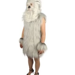 HPO Unisex Women's Hairy Warrior Ape Military Leader Resistance Fighter Multiple Colors Option Cosplay Unisex Costume And Wig Bundle