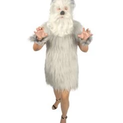 HPO Unisex Women's Hairy Warrior Ape Military Leader Resistance Fighter Multiple Colors Option Cosplay Unisex Costume And Wig Bundle