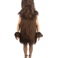 HPO Unisex Women's Hairy Warrior Ape Military Leader Resistance Fighter Multiple Colors Option Cosplay Unisex Costume And Wig Bundle