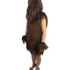 HPO Unisex Women's Hairy Warrior Ape Military Leader Resistance Fighter Multiple Colors Option Cosplay Unisex Costume And Wig Bundle