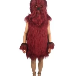 HPO Unisex Women's Hairy Warrior Ape Military Leader Resistance Fighter Multiple Colors Option Cosplay Unisex Costume And Wig Bundle