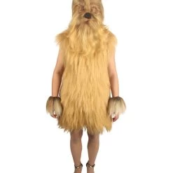 HPO Unisex Women's Hairy Warrior Ape Military Leader Resistance Fighter Multiple Colors Option Cosplay Unisex Costume And Wig Bundle