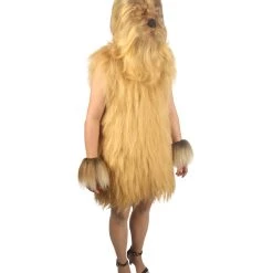 HPO Unisex Women's Hairy Warrior Ape Military Leader Resistance Fighter Multiple Colors Option Cosplay Unisex Costume And Wig Bundle