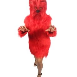 HPO Unisex Women's Hairy Warrior Ape Military Leader Resistance Fighter Multiple Colors Option Cosplay Unisex Costume And Wig Bundle