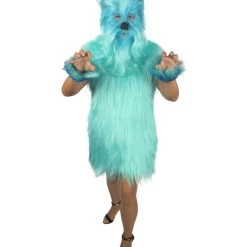 HPO Unisex Women's Hairy Warrior Ape Military Leader Resistance Fighter Multiple Colors Option Cosplay Unisex Costume And Wig Bundle