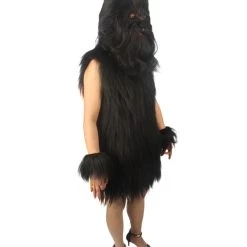 HPO Unisex Women's Hairy Warrior Ape Military Leader Resistance Fighter Multiple Colors Option Cosplay Unisex Costume And Wig Bundle