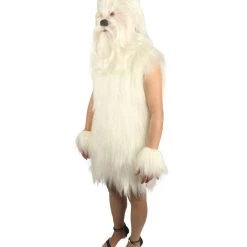 HPO Unisex Women's Hairy Warrior Ape Military Leader Resistance Fighter Multiple Colors Option Cosplay Unisex Costume And Wig Bundle