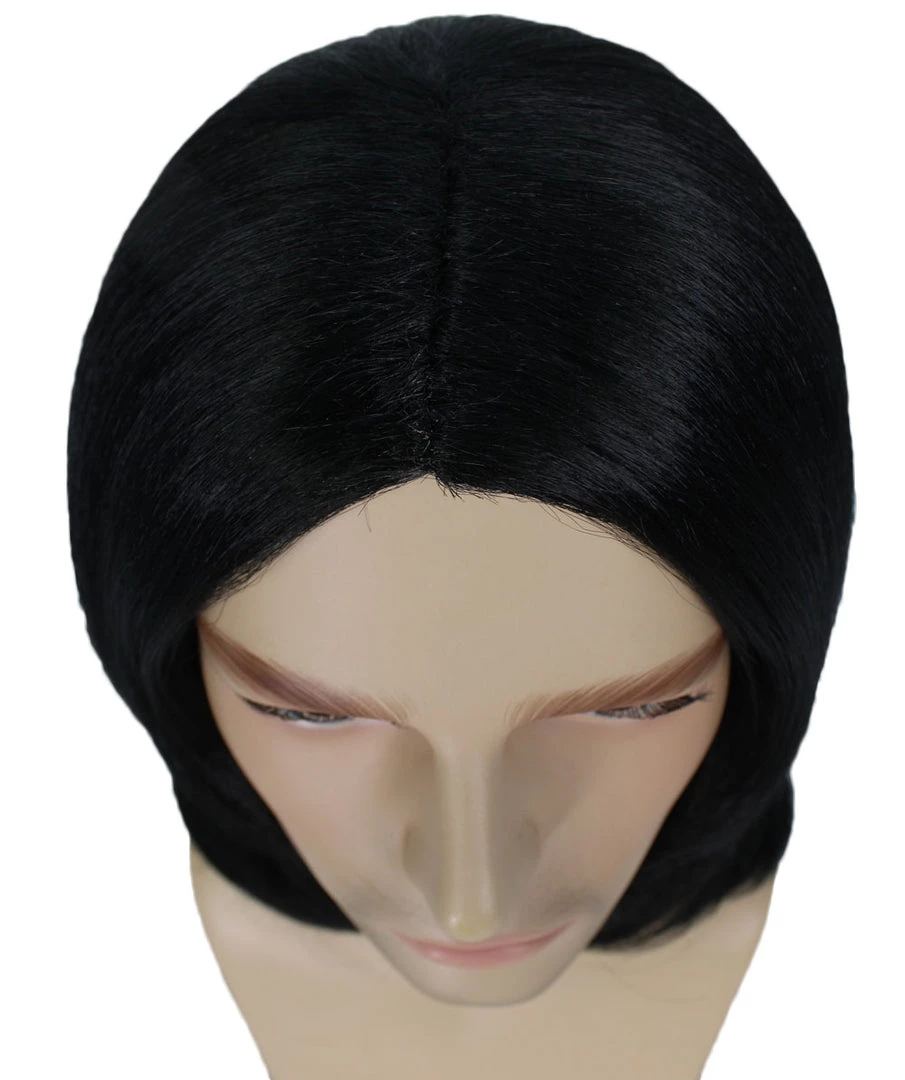 HPO Men's Shoulder Length Straight Snape Dark Arts Wig | Black Cosplay Wig | Premium Breathable Capless Cap 7 HPO Men's Shoulder Length Straight Snape Dark Arts Wig | Black Cosplay Wig | Premium Breathable Capless Cap