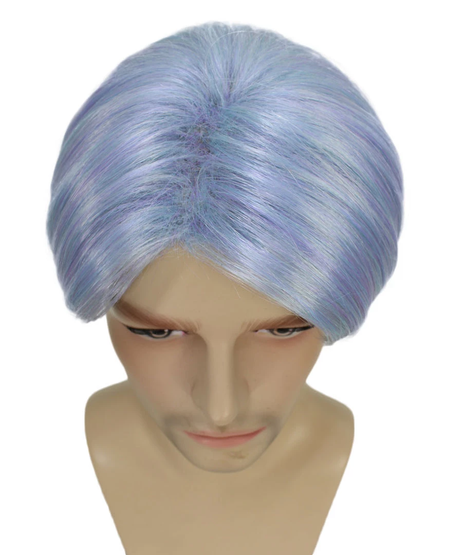 HPO K-Pop | Men's Short Straight Middle Part Grey K Pop Cosplay Wig | Premium Breathable Capless Cap 8 HPO K-Pop | Men's Short Straight Middle Part Grey K Pop Cosplay Wig | Premium Breathable Capless Cap