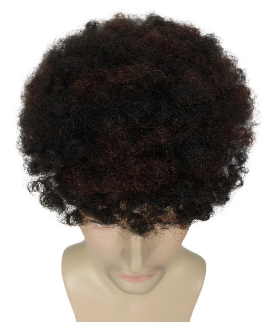 HPO Football | Men's Football Curly Brown Wig With Headband 7 HPO Football | Men's Football Curly Brown Wig With Headband