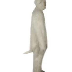 HPO Furry Dog Collection | Men's White Furry Cat Cosplay Costume With Tail