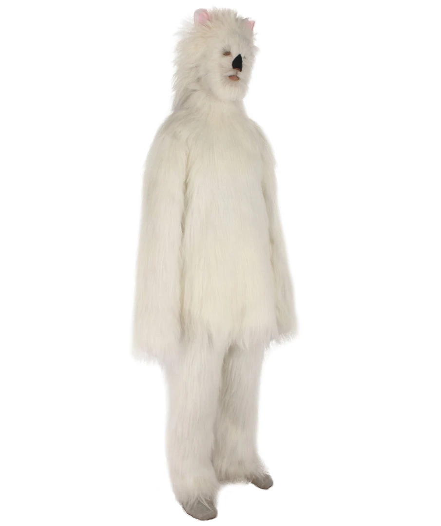 HPO Furry Dog Collection | Men's White Spiked Furry Dog Cosplay Costume With Tail 7 HPO Furry Dog Collection | Men's White Spiked Furry Dog Cosplay Costume With Tail