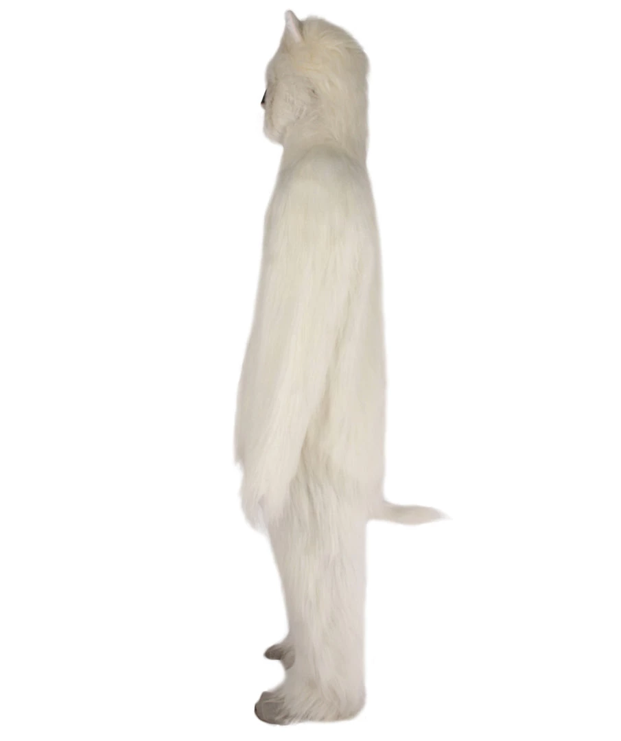 HPO Furry Dog Collection | Men's White Spiked Furry Dog Cosplay Costume With Tail 4 HPO Furry Dog Collection | Men's White Spiked Furry Dog Cosplay Costume With Tail