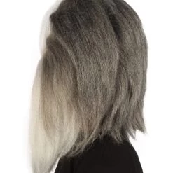 HPO Furry Dog Collection | Men's White And Grey Straight Furry Dog Cosplay Wig & Mask | Premium Breathable Capless Cap 10 HPO Furry Dog Collection | Men's White And Grey Straight Furry Dog Cosplay Wig & Mask | Premium Breathable Capless Cap