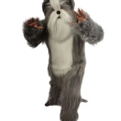 HPO Furry Dog Collection | Men's White And Grey Straight Long Furry Dog Cosplay Costume With Tail 14 HPO Furry Dog Collection | Men's White And Grey Straight Long Furry Dog Cosplay Costume With Tail