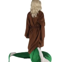 HPO Serpant Monk Costume | Men's White Brown And Green Straight Serpant Monk Cosplay Costume Bundle