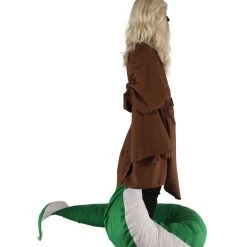 HPO Serpant Monk Costume | Men's White Brown And Green Straight Serpant Monk Cosplay Costume Bundle