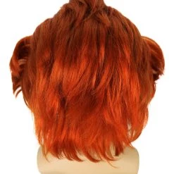 HPO Mad Clown | Men's The Dancing Clown Orange Bald Cap Wig 11 HPO Mad Clown | Men's The Dancing Clown Orange Bald Cap Wig