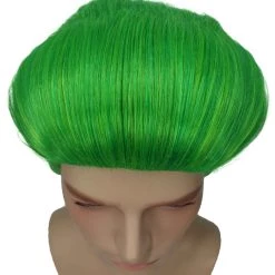 BC The Joker | Men's Green Color Slick Back Straight Psychotic Joker Wig 15 BC The Joker | Men's Green Color Slick Back Straight Psychotic Joker Wig