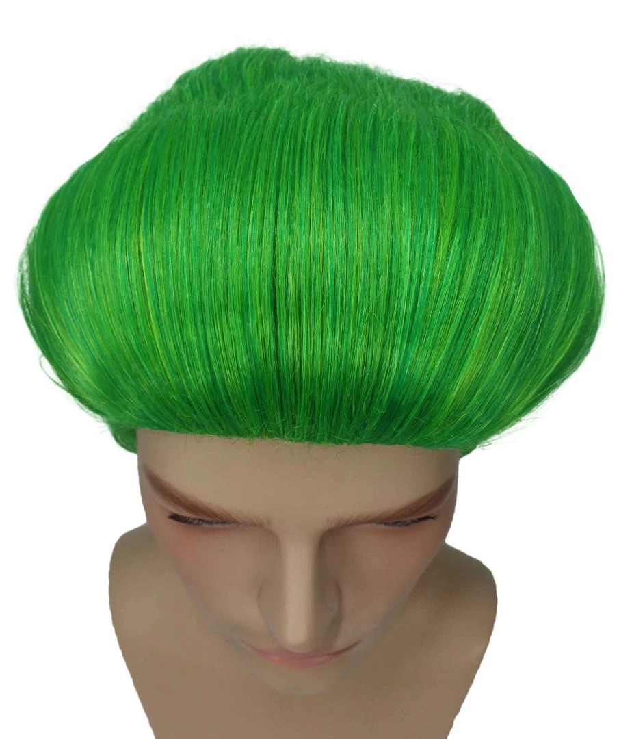 BC The Joker | Men's Green Color Slick Back Straight Psychotic Joker Wig 7 BC The Joker | Men's Green Color Slick Back Straight Psychotic Joker Wig