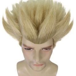 BC Adult Men's Blonde Color Spiked Cosplay Anime Wig