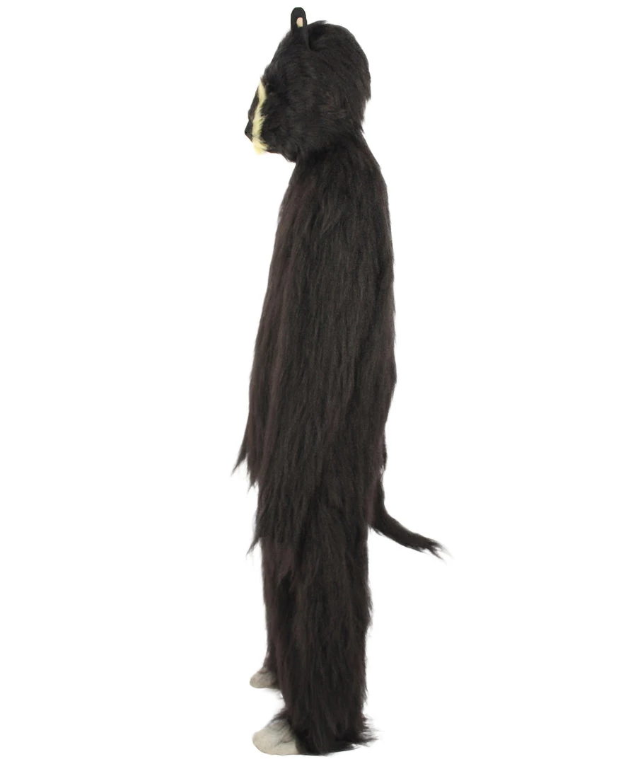 HPO Black Bear Costume With Mask - Long Synthetic Fibers Bundle Men's 4 HPO Black Bear Costume With Mask - Long Synthetic Fibers Bundle Men's