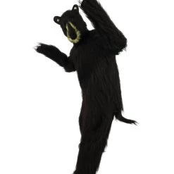 HPO Black Bear Costume With Mask - Long Synthetic Fibers Bundle Men's