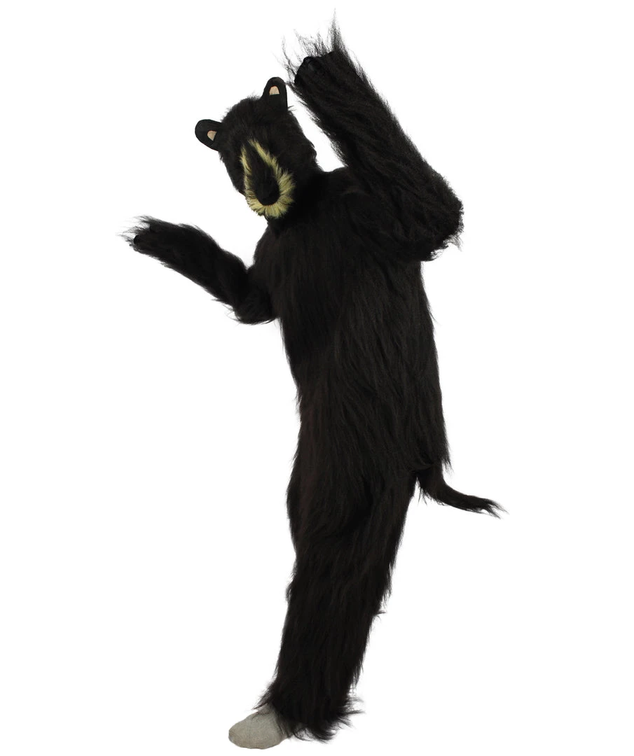 HPO Black Bear Costume With Mask - Long Synthetic Fibers Bundle Men's 1 HPO Black Bear Costume With Mask - Long Synthetic Fibers Bundle Men's