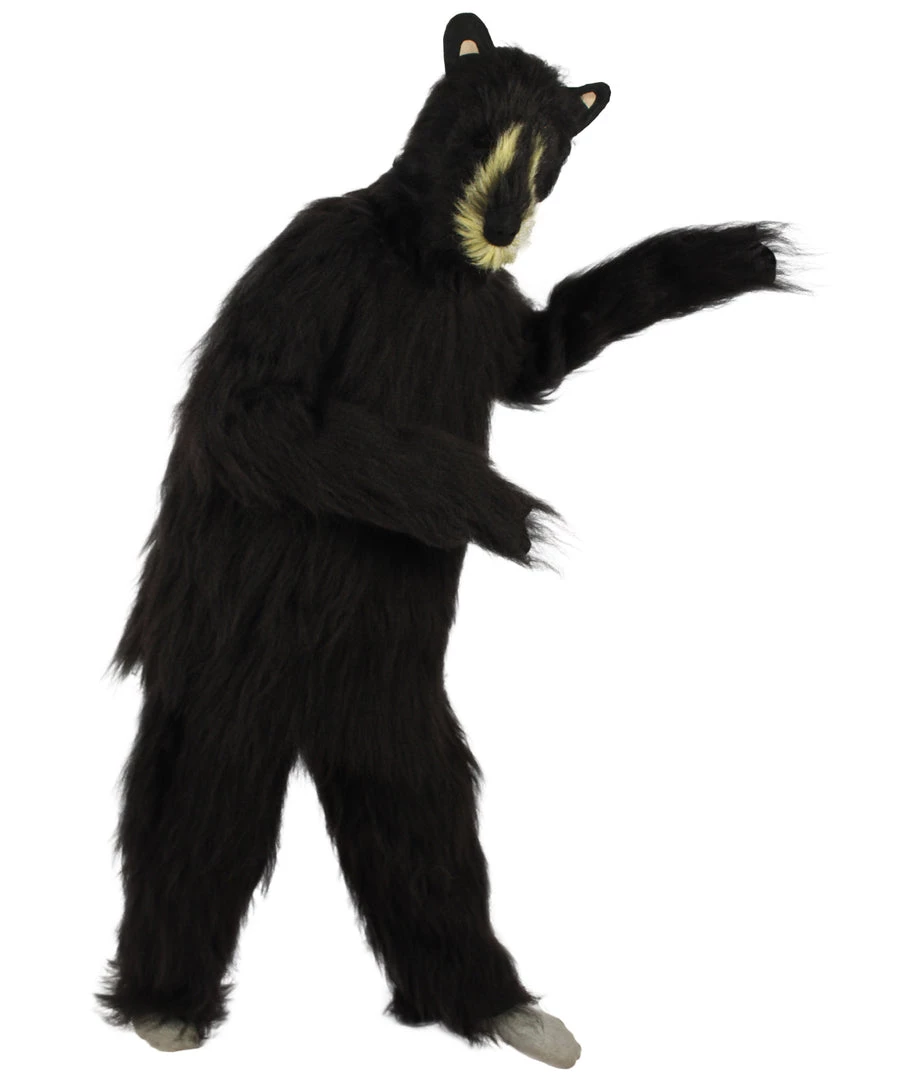 HPO Black Bear Costume With Mask - Long Synthetic Fibers Bundle Men's 7 HPO Black Bear Costume With Mask - Long Synthetic Fibers Bundle Men's