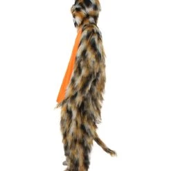HPO Orange And Brown Spotted Leopard Costume With Mask - Long Synthetic Fibers Bundle Men's 11 HPO Orange And Brown Spotted Leopard Costume With Mask - Long Synthetic Fibers Bundle Men's