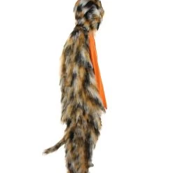 HPO Orange And Brown Spotted Leopard Costume With Mask - Long Synthetic Fibers Bundle Men's 13 HPO Orange And Brown Spotted Leopard Costume With Mask - Long Synthetic Fibers Bundle Men's