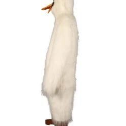 Men's HPO White Swan Costume With Mask - Long Synthetic Fibers Bundle