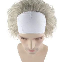 HPO Haunted House TV Mens Wig | White Celebrity Cosplay Halloween Wig 14 HPO Haunted House TV Mens Wig | White Celebrity Cosplay Halloween Wig