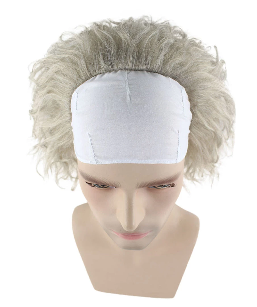 HPO Haunted House TV Mens Wig | White Celebrity Cosplay Halloween Wig 7 HPO Haunted House TV Mens Wig | White Celebrity Cosplay Halloween Wig