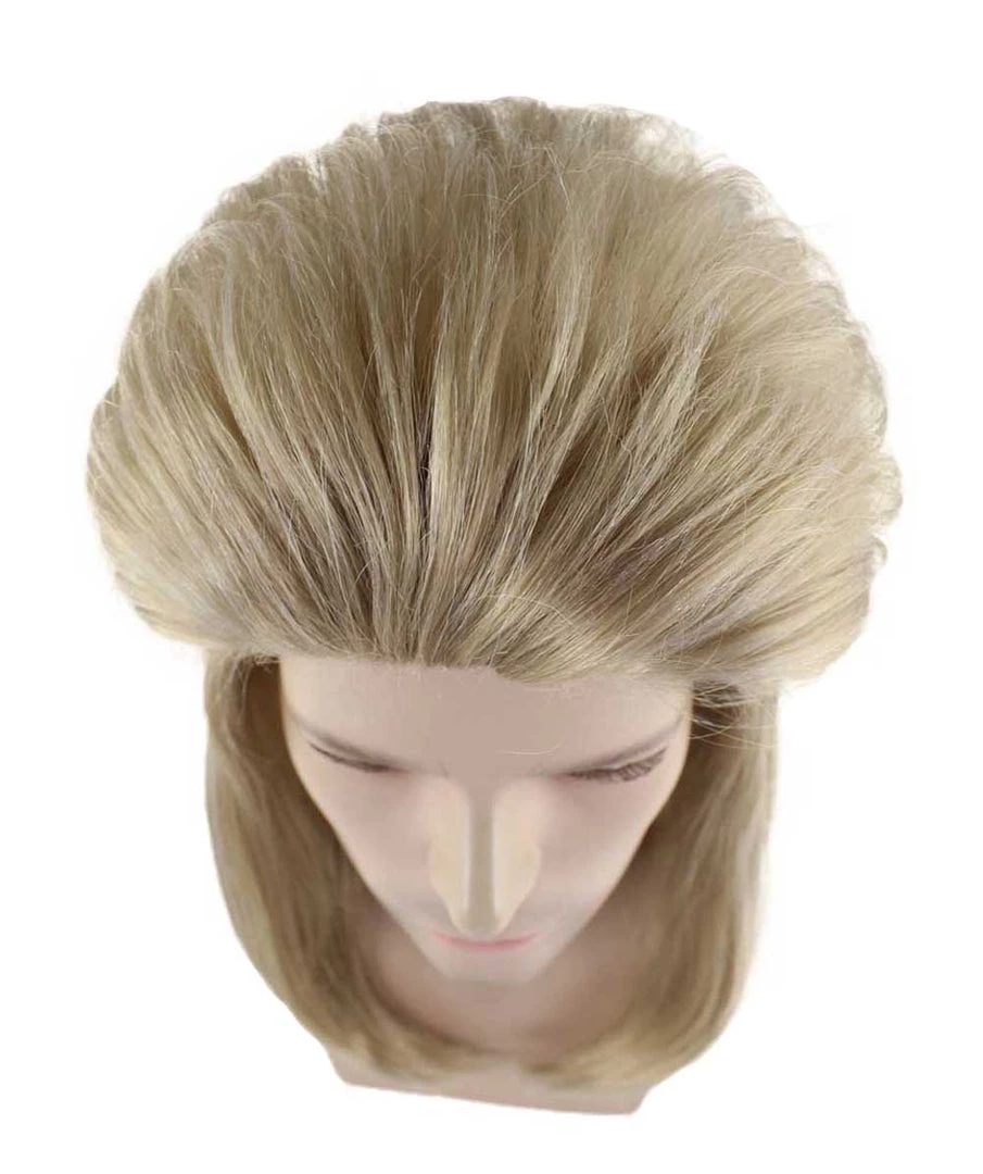 HPO Tiger Mens Mullet Wig | Blonde Retro Wig | Premium Breathable Capless Cap 7 HPO Tiger Mens Mullet Wig | Blonde Retro Wig | Premium Breathable Capless Cap