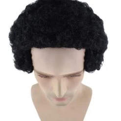 HPO Curly Bald Mens Wig | Cosplay Halloween Wig | Premium Breathable Capless Cap Men's 17 HPO Curly Bald Mens Wig | Cosplay Halloween Wig | Premium Breathable Capless Cap Men's